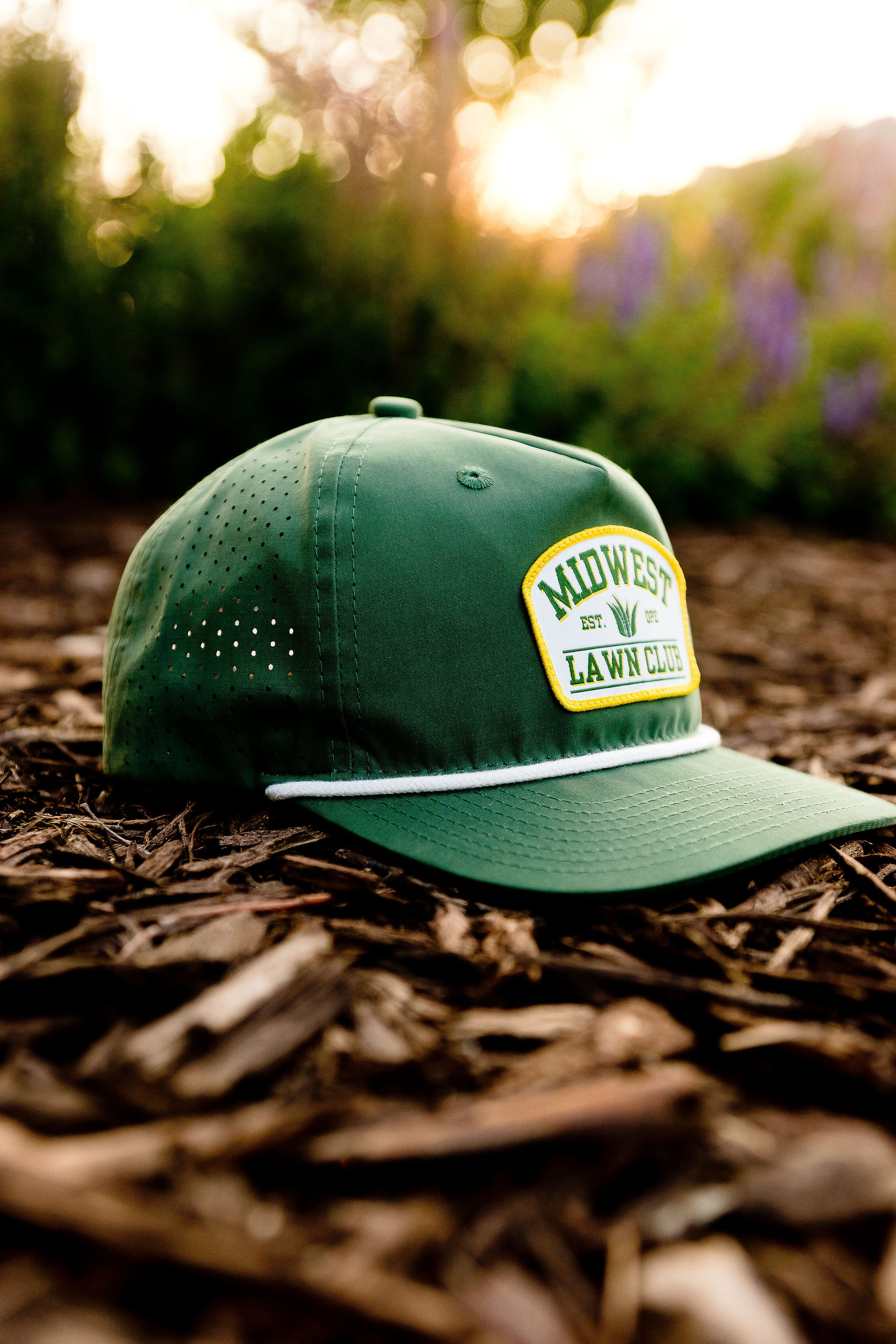 Forest Midwest Lawn Club Snapback Performance Rope Hat | Ope It's